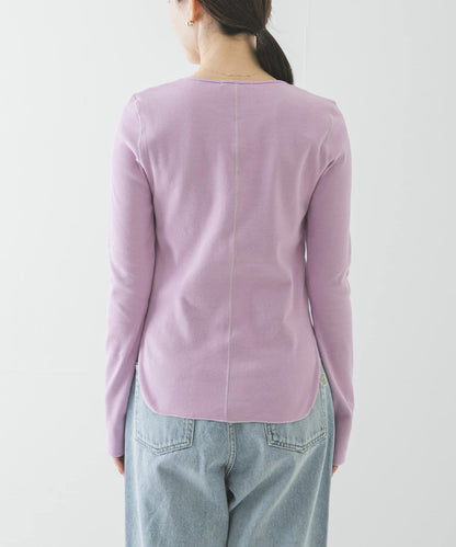 彈力羅紋打底上衣