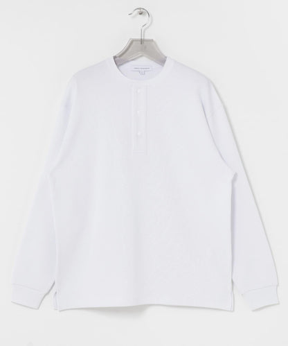 UR TECH 密織華夫 亨利領 長袖T恤