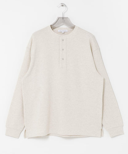 UR TECH 密織華夫 亨利領 長袖T恤