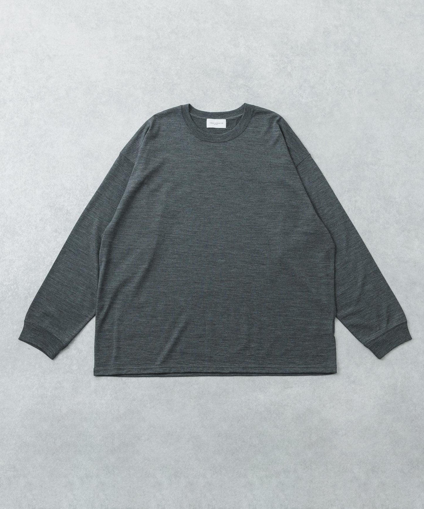 new basic WASHABLE MERINO WOOL LONG-SLEEVE 長袖上衣