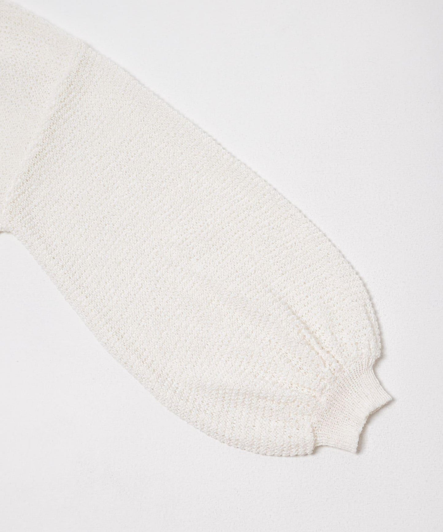 紙紗船領針織上衣