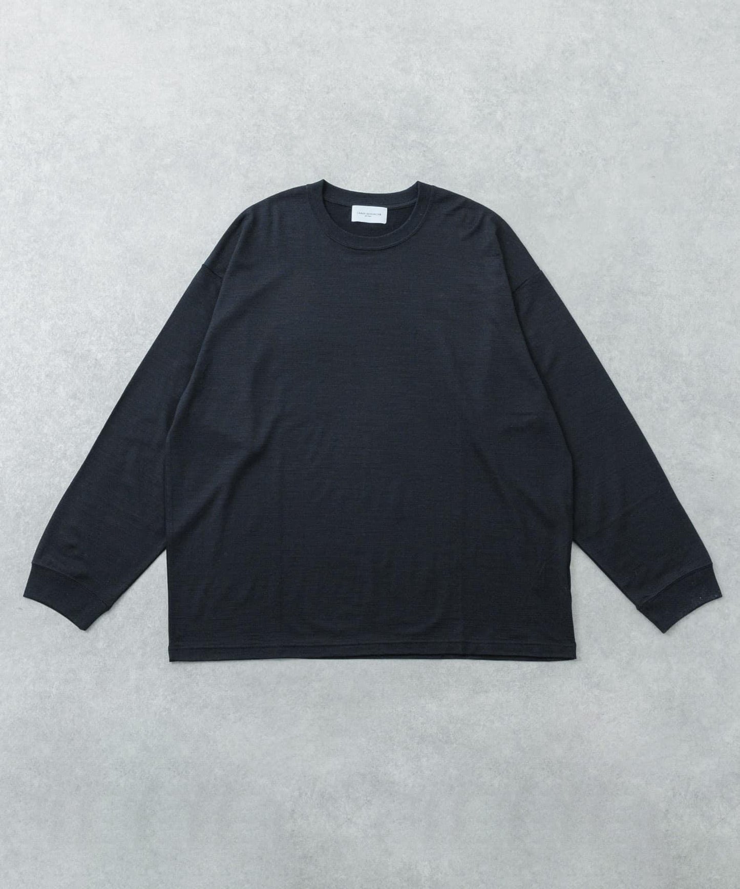 new basic WASHABLE MERINO WOOL LONG-SLEEVE 長袖上衣