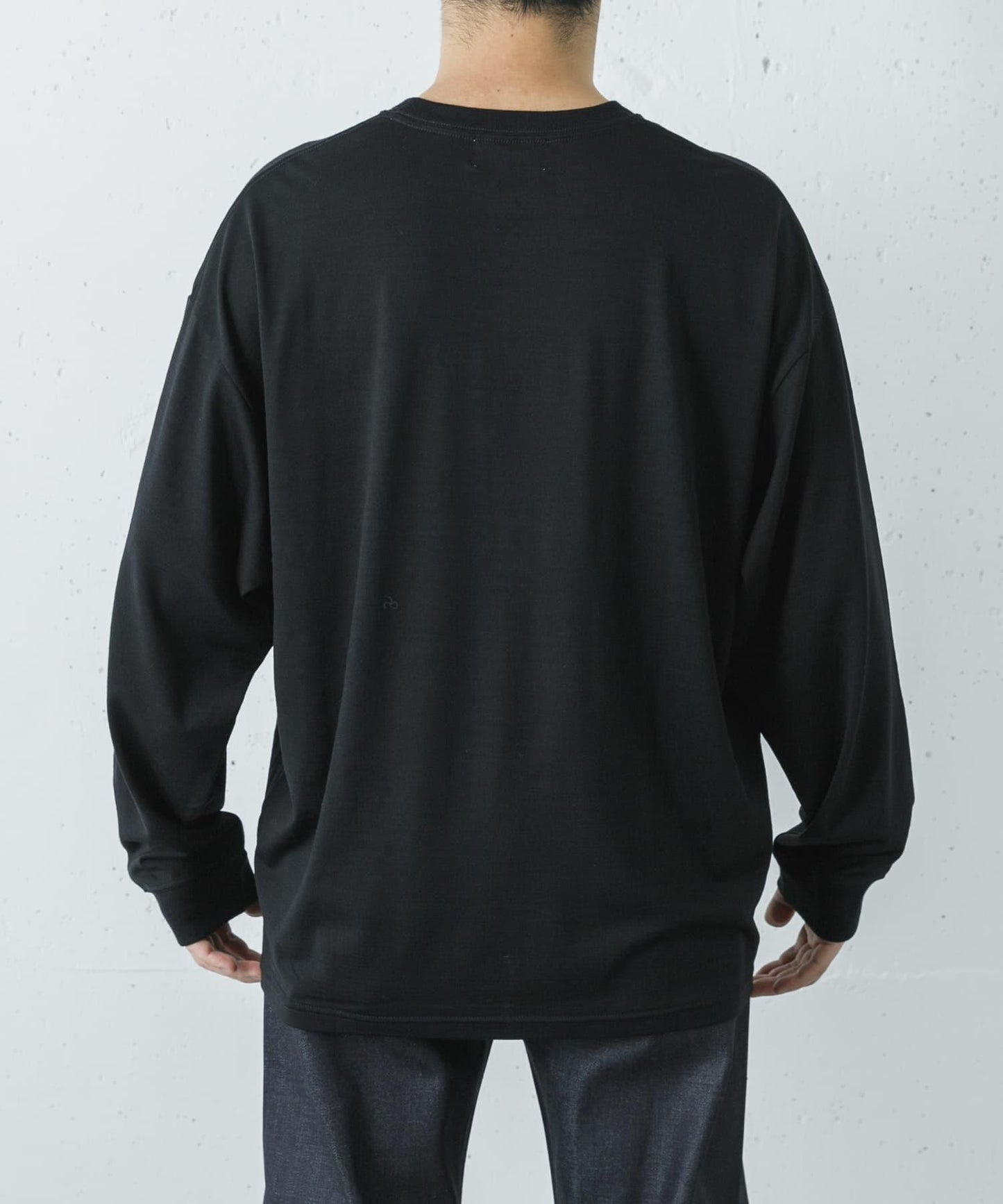 new basic WASHABLE MERINO WOOL LONG-SLEEVE 長袖上衣