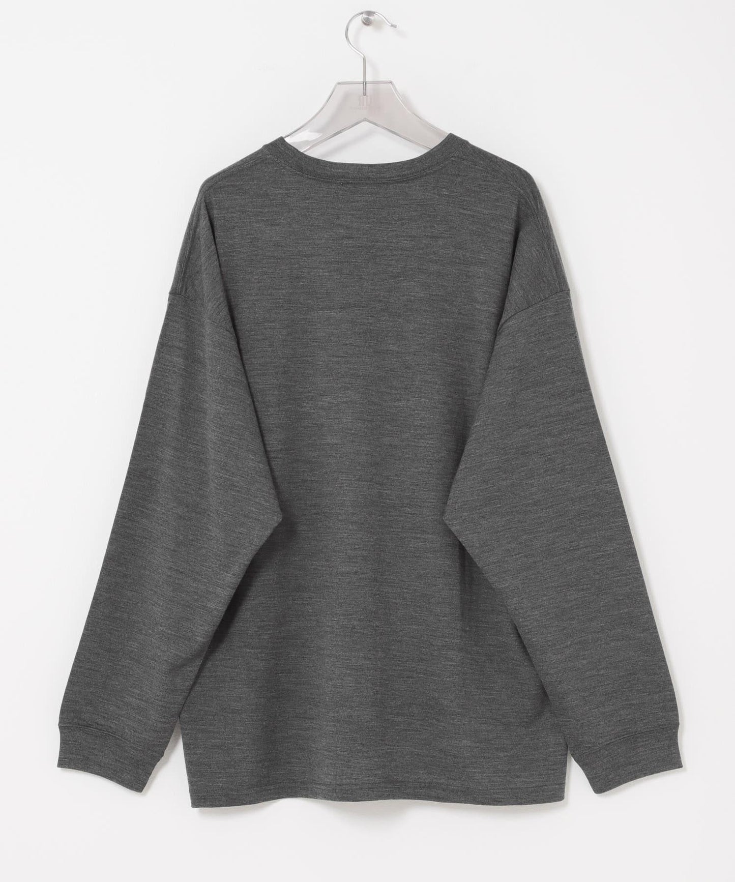 new basic WASHABLE MERINO WOOL LONG-SLEEVE 長袖上衣