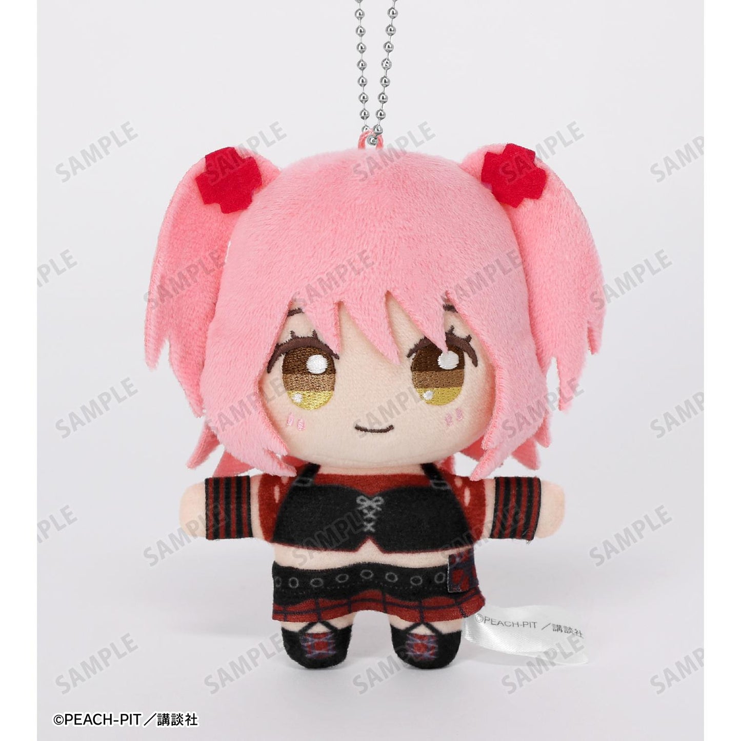 守護甜心！（守護甜心！） 日奈森あむ 毛絨掛件 ゴスパンクver.