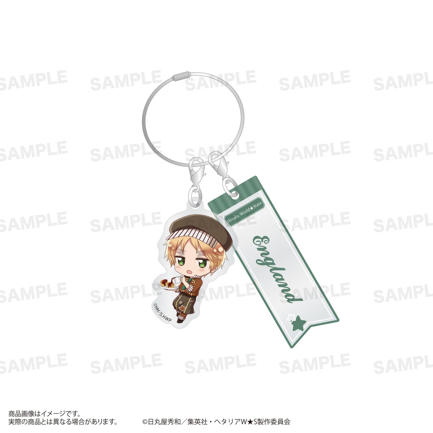 ヘタリア World★Stars（黑塔利亞 World★Stars） 跳跳系列 イギリス 亞克力鑰匙扣 ショコラティエver.