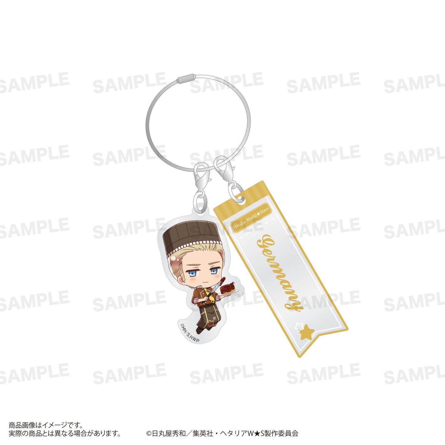 ヘタリア World★Stars（黑塔利亞 World★Stars） 角色躍動系列 ドイツ 亞克力鑰匙扣 巧克力師款