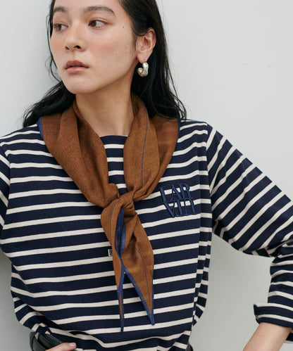 立體厚繡小Logo設計 NEW 長袖T恤