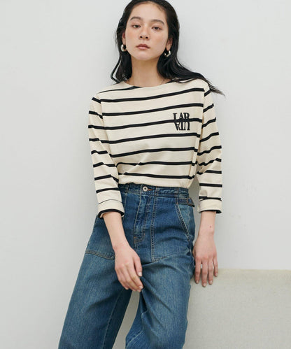 立體厚繡小Logo設計 NEW 長袖T恤