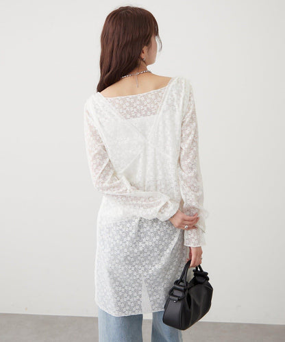 閃亮蕾絲吊帶連衣裙