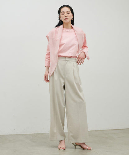 立體厚繡小Logo設計 NEW 長袖T恤