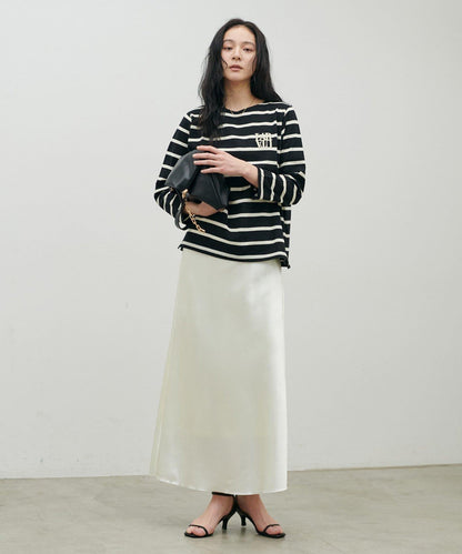 立體厚繡小Logo設計 NEW 長袖T恤