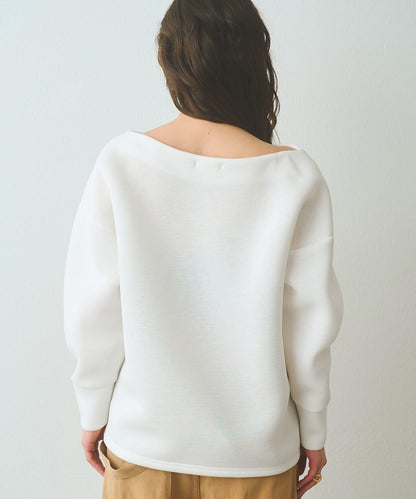 露肩 空氣層面料 套頭上衣