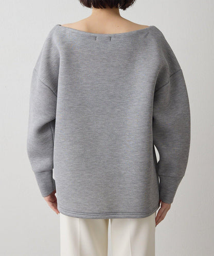 露肩 空氣層面料 套頭上衣