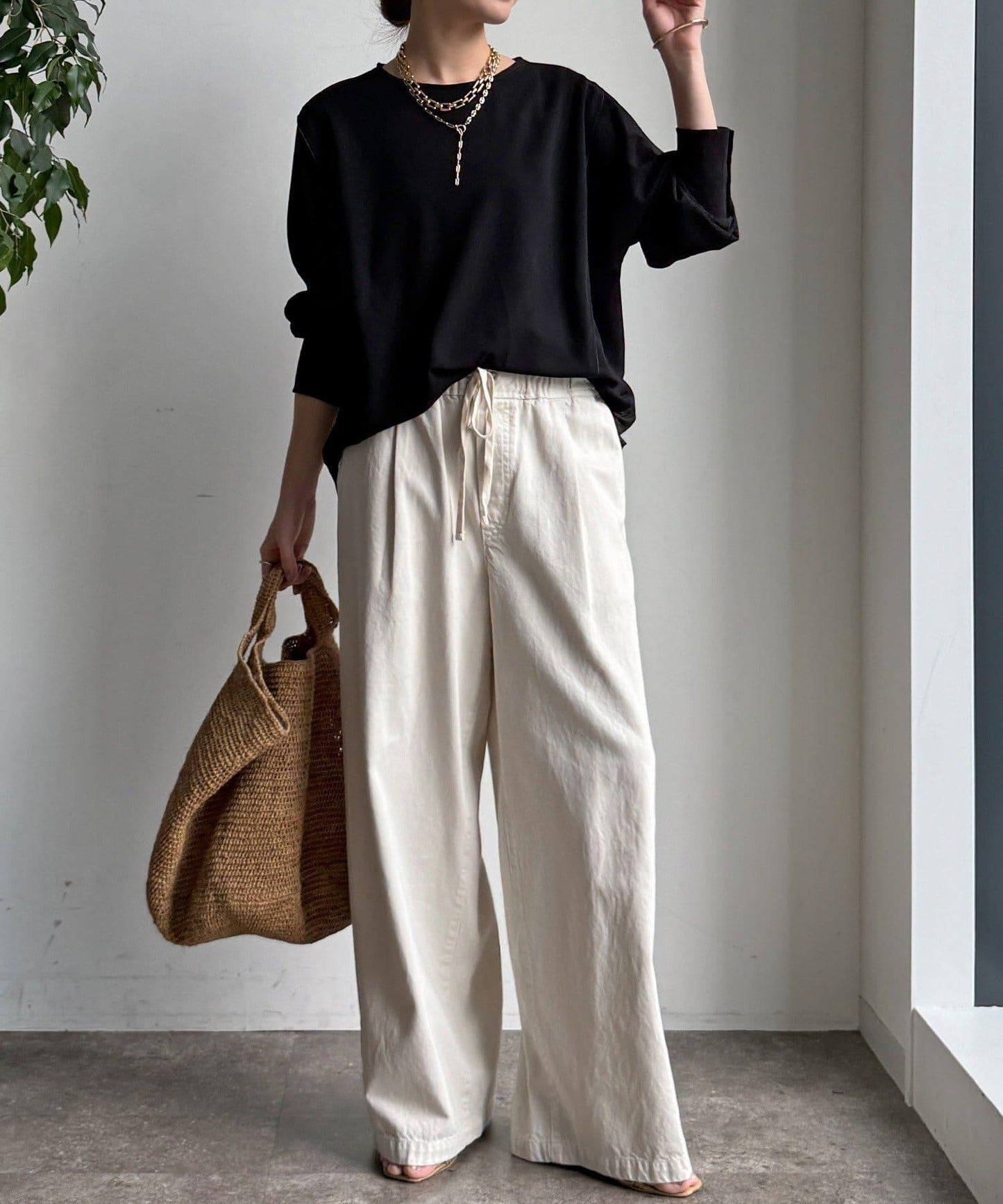 喬其紗與歐根紗拼接上衣