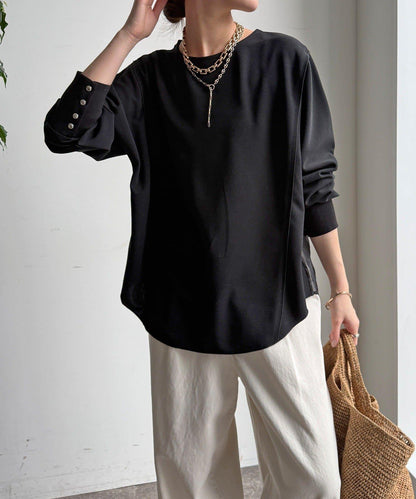 喬其紗與歐根紗拼接上衣