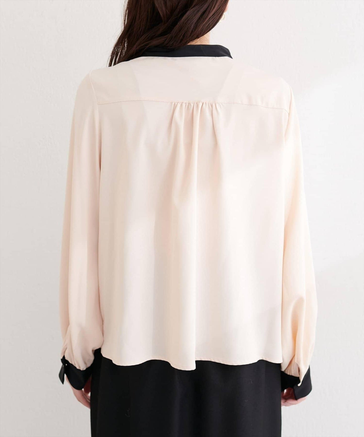 質感設計撞色紐扣襯衫