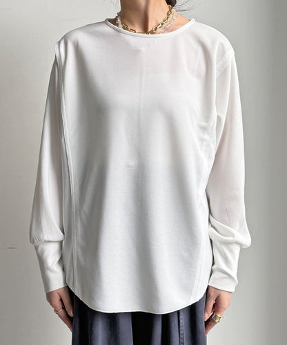 喬其紗與歐根紗拼接上衣