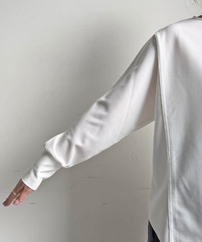 喬其紗與歐根紗拼接上衣