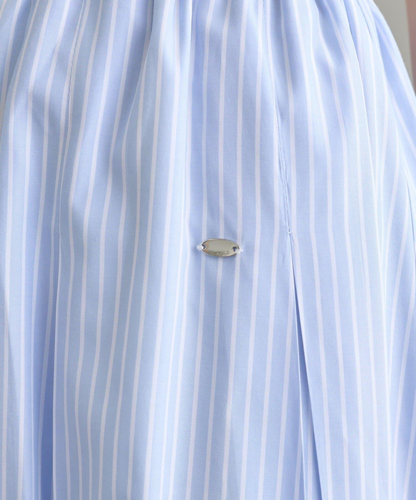 條紋氣球廓形半身裙