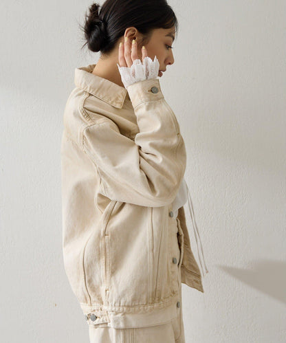 日曬褪色牛仔夾克