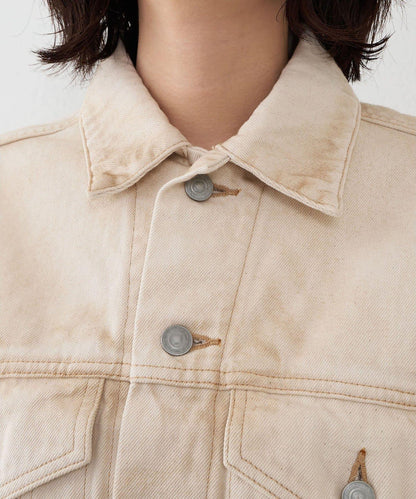 日曬褪色牛仔夾克