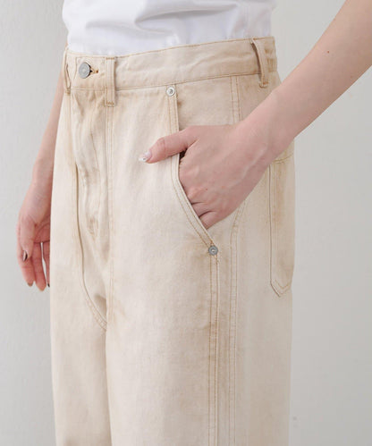 日曬做舊 雙膝補強 休閒褲