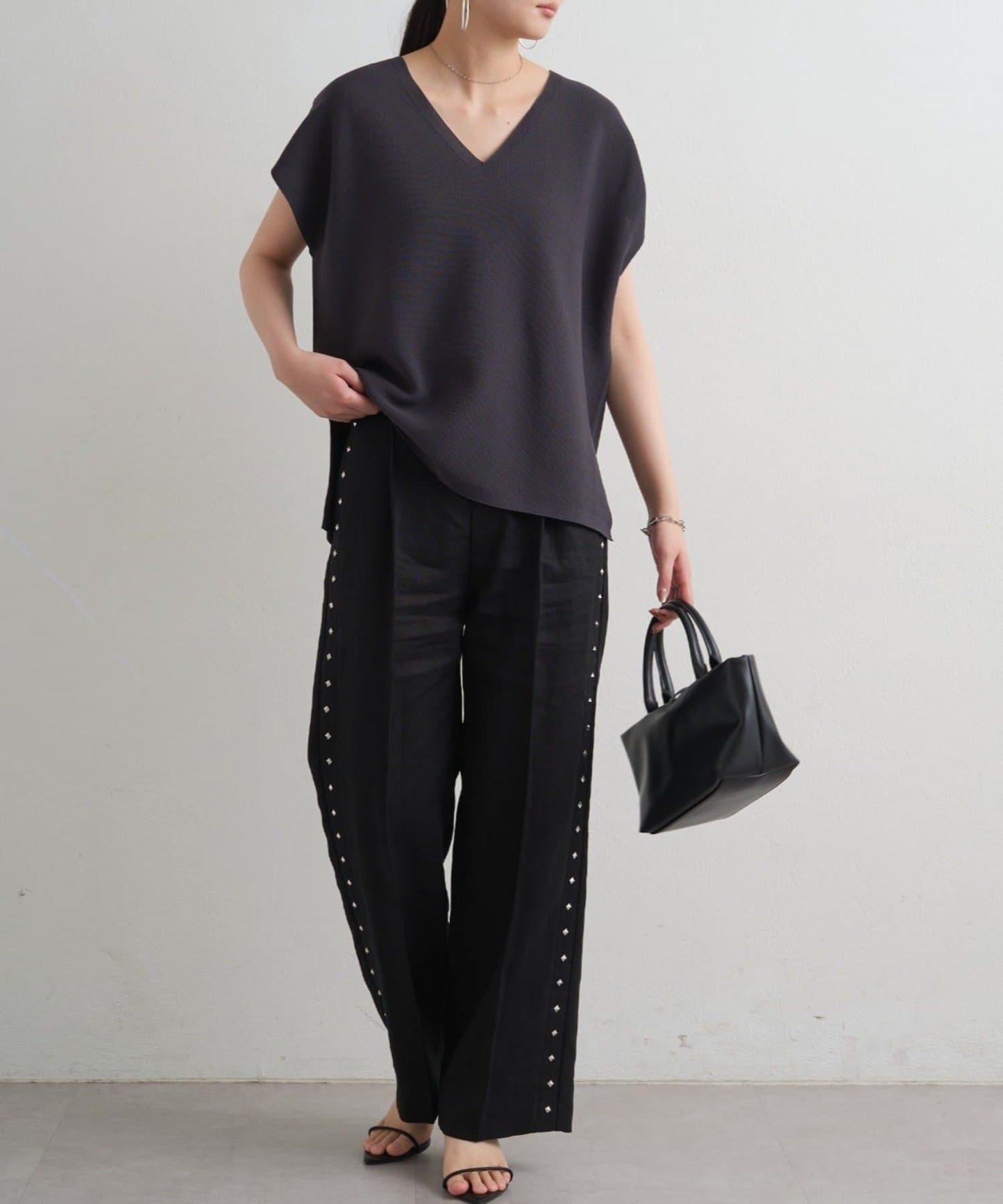 加特針法 法式針織上衣