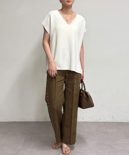 加特針法 法式針織上衣