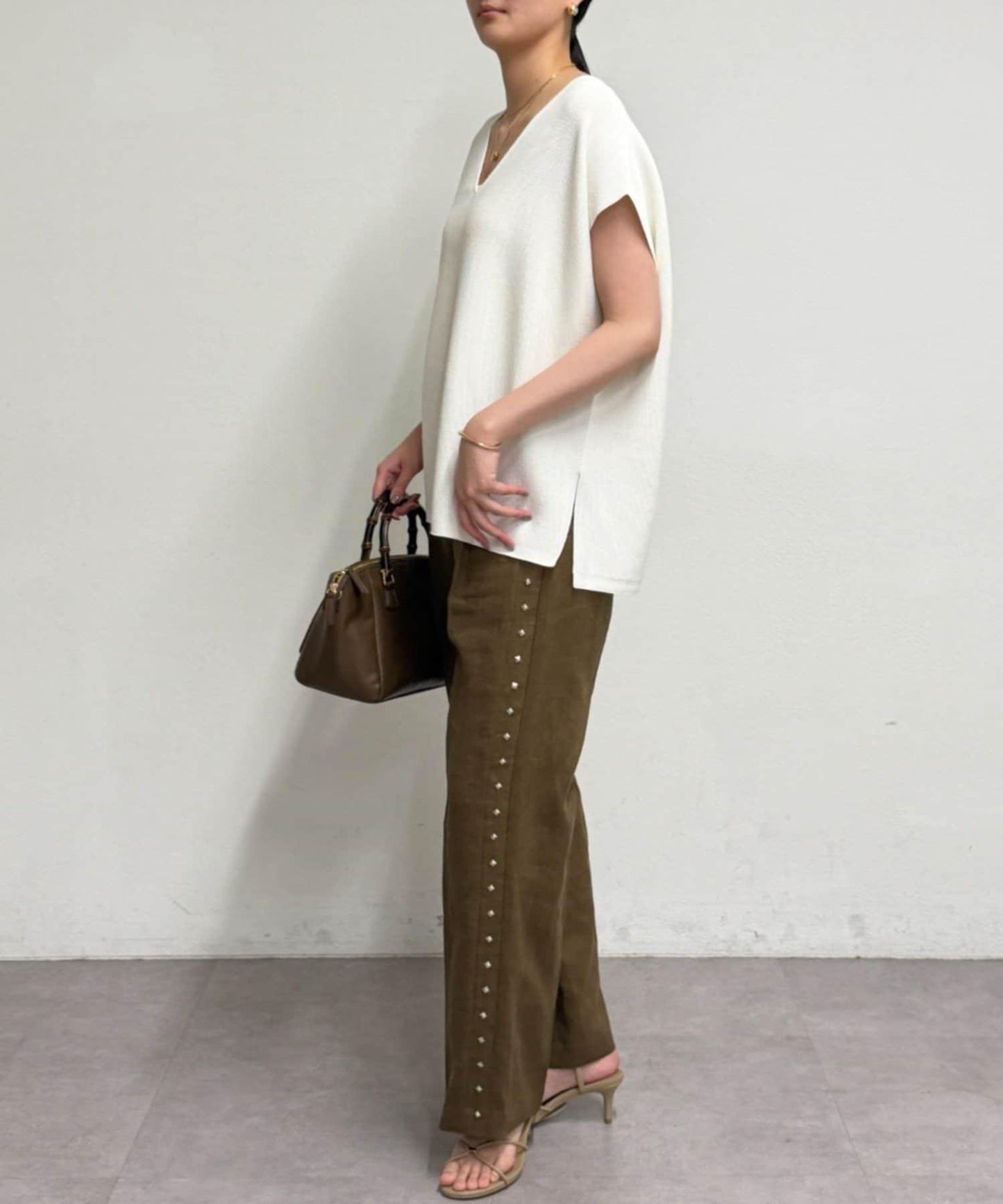 加特針法 法式針織上衣