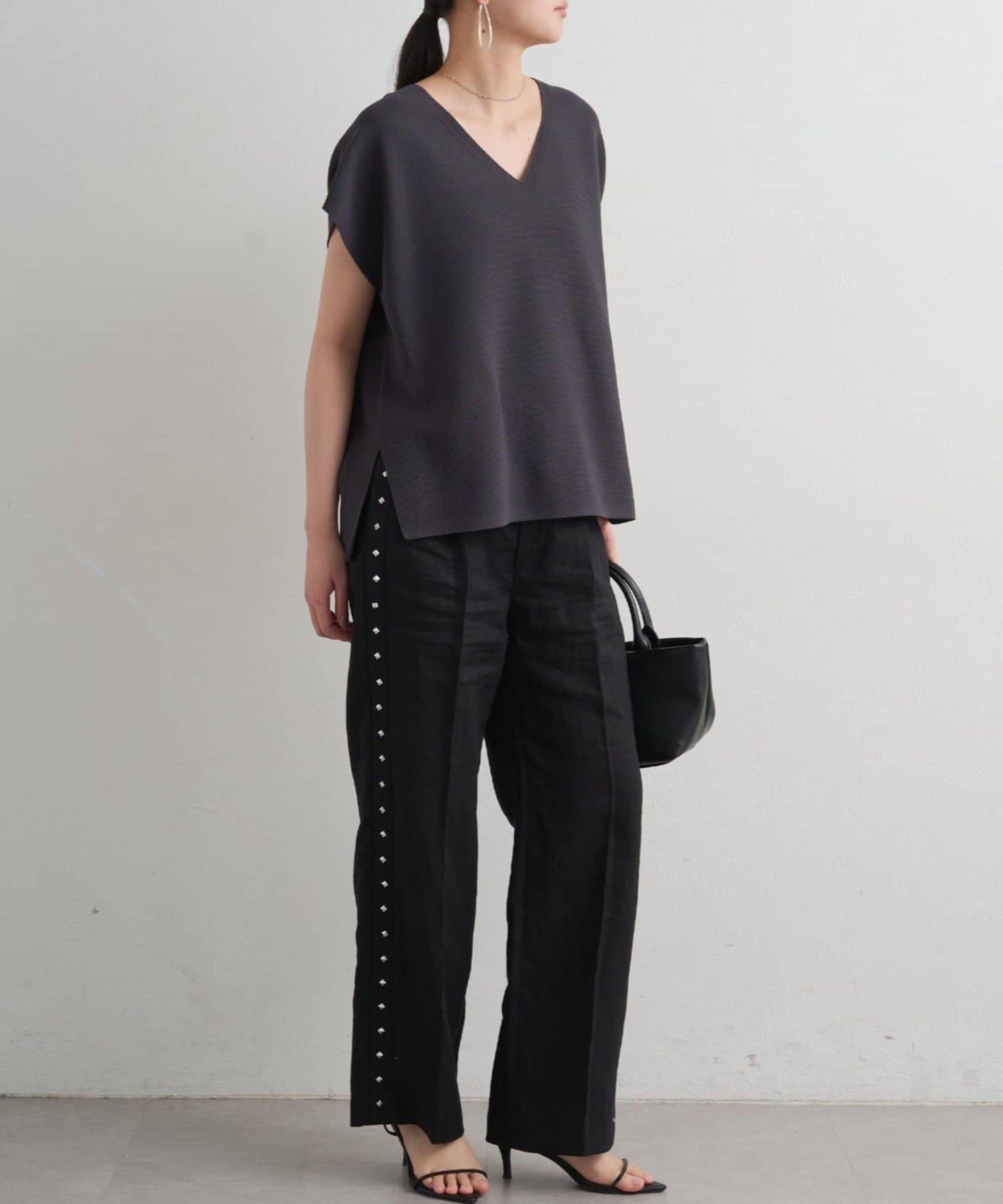 加特針法 法式針織上衣