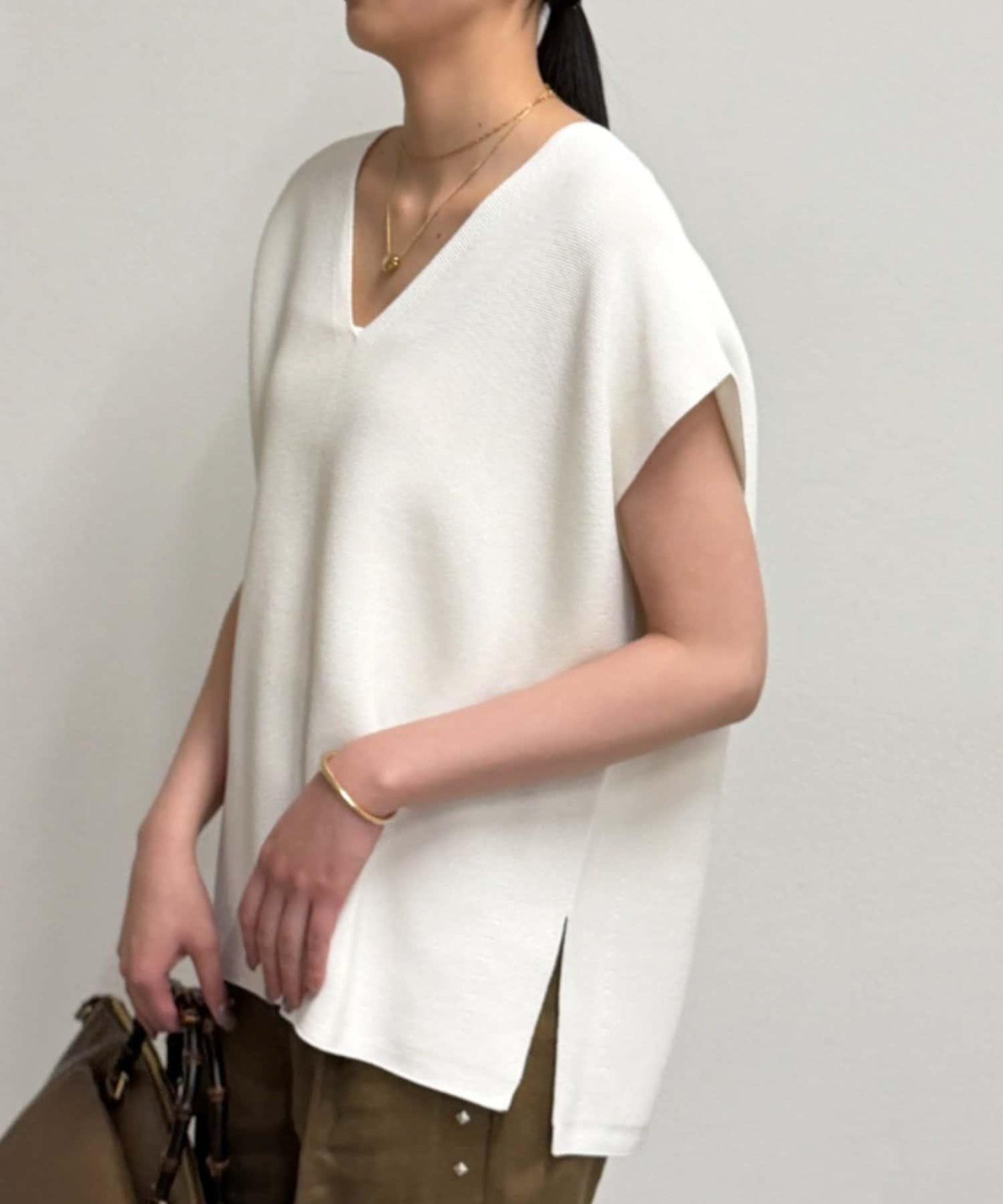 加特針法 法式針織上衣