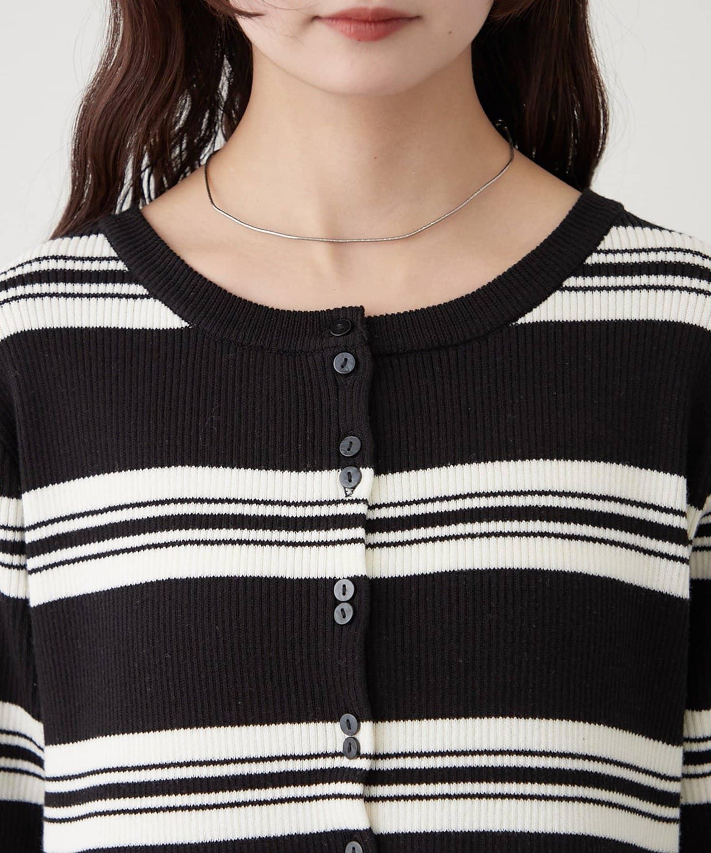 荷葉擺短袖針織上衣