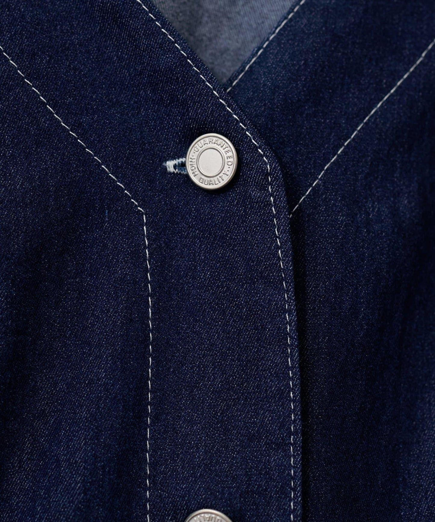 彈力牛仔腰帶設計連衣裙