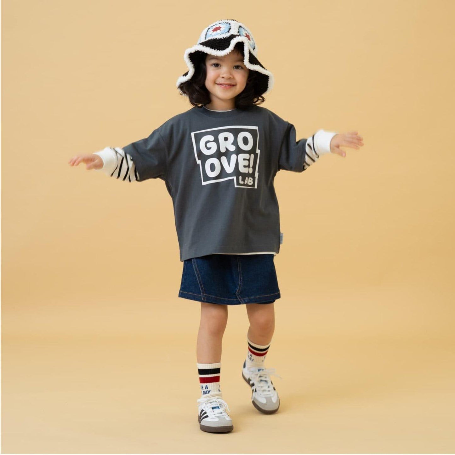 兩件套 3WAY印花T恤