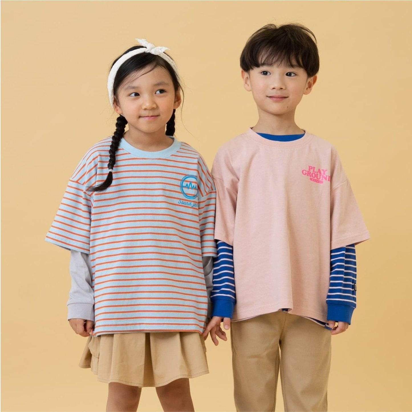 兩件套 3WAY印花T恤