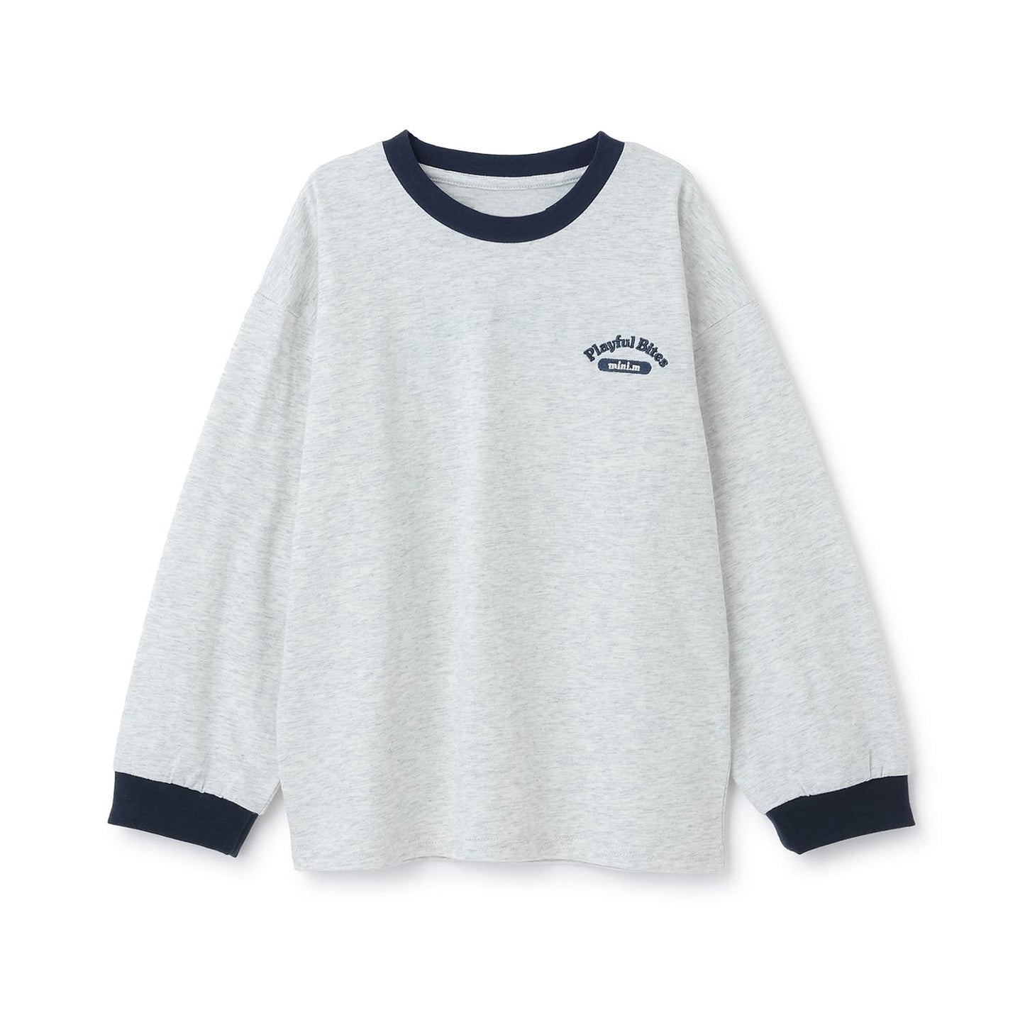 長袖 背部插畫印花 T恤