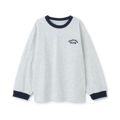 長袖 背部插畫印花 T恤