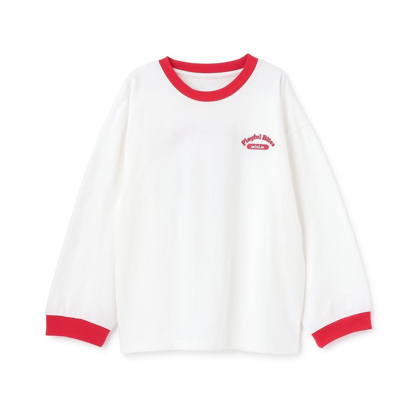 長袖 背部插畫印花 T恤