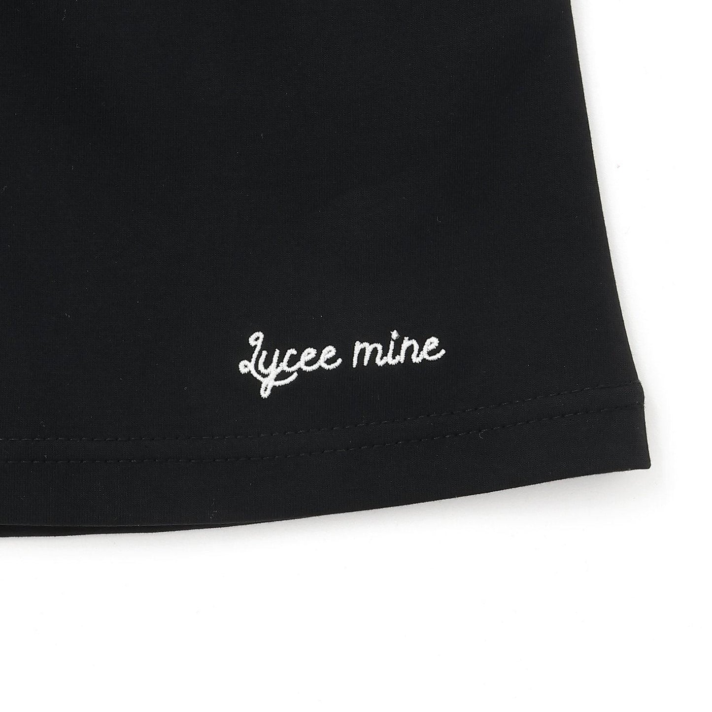 校園適用 衛衣材質蓬鬆設計 內搭安全褲 半身裙