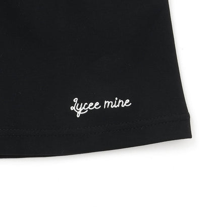 校園適用 衛衣材質蓬鬆設計 內搭安全褲 半身裙