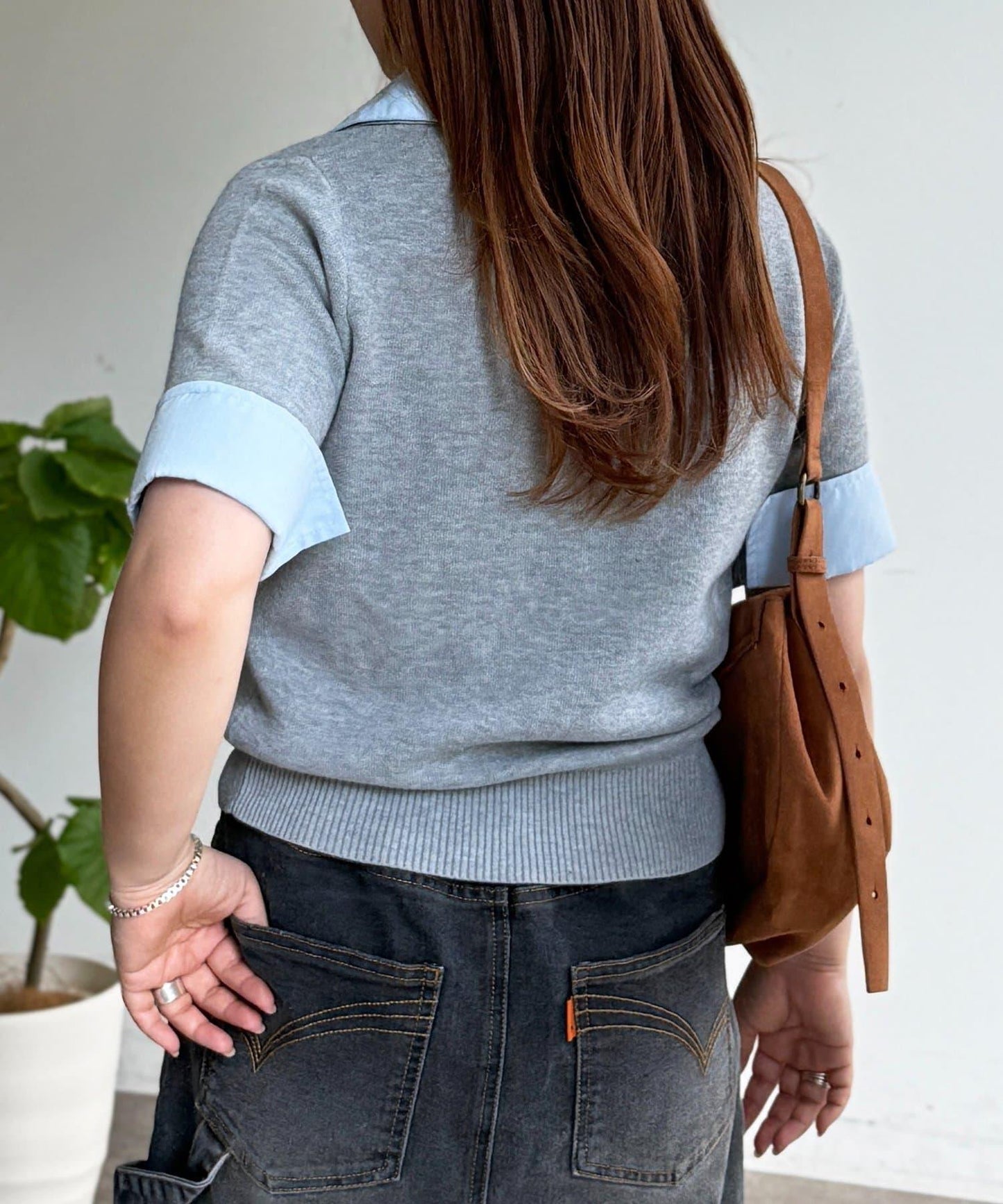 U.S. POLO ASSN. 假兩件短袖POLO衫