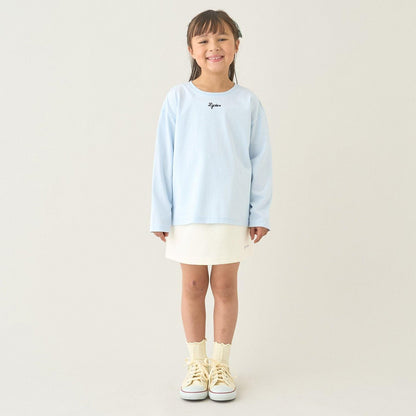 校園適用 衛衣材質蓬鬆設計 內搭安全褲 半身裙