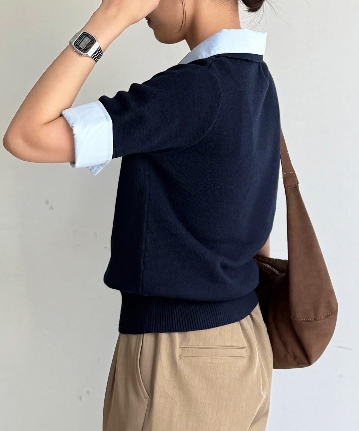 U.S. POLO ASSN. 假兩件短袖POLO衫