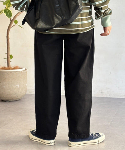 彈力繭型休閒褲