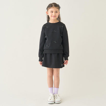 校園適用 衛衣材質蓬鬆設計 內搭安全褲 半身裙