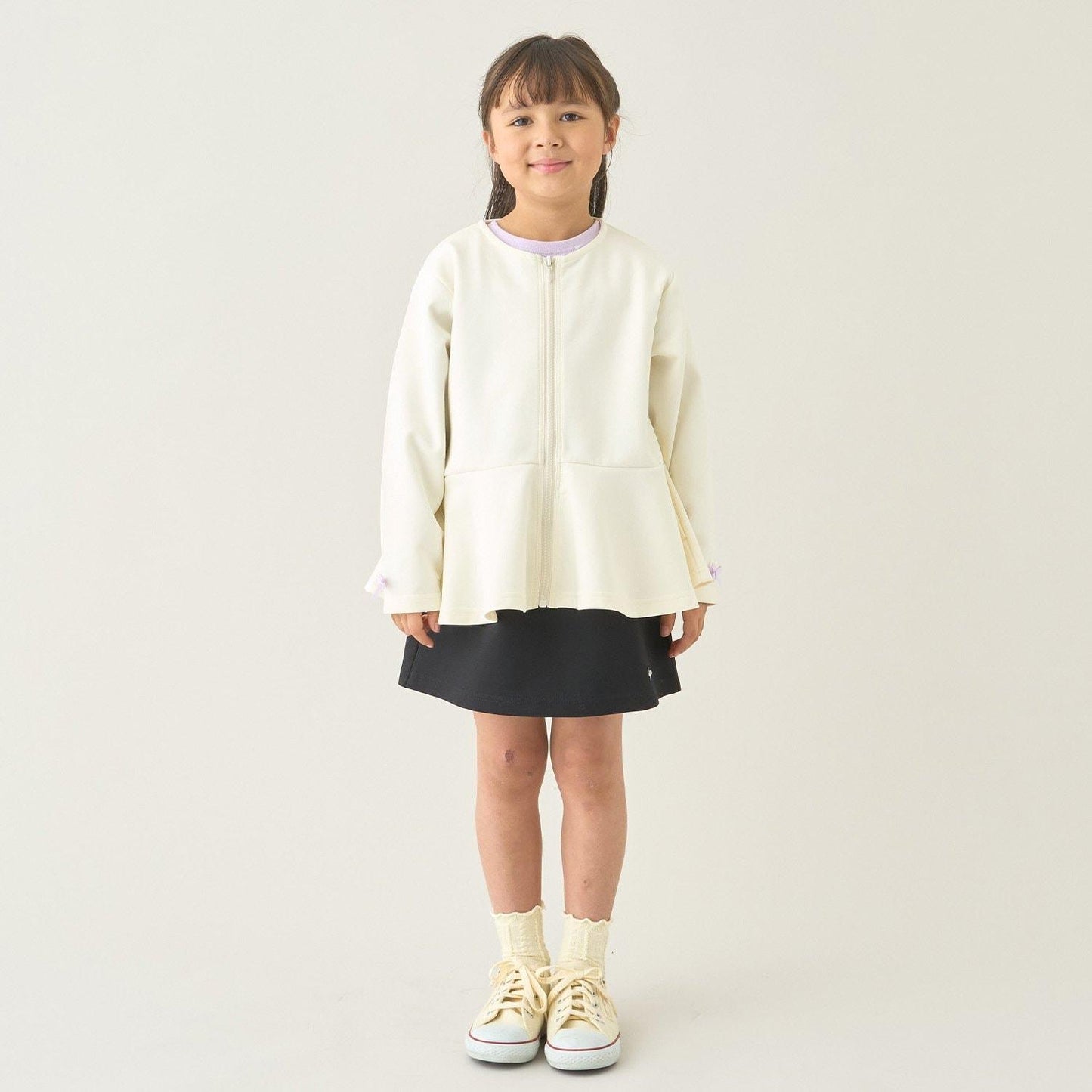 校園適用 衛衣材質蓬鬆設計 內搭安全褲 半身裙