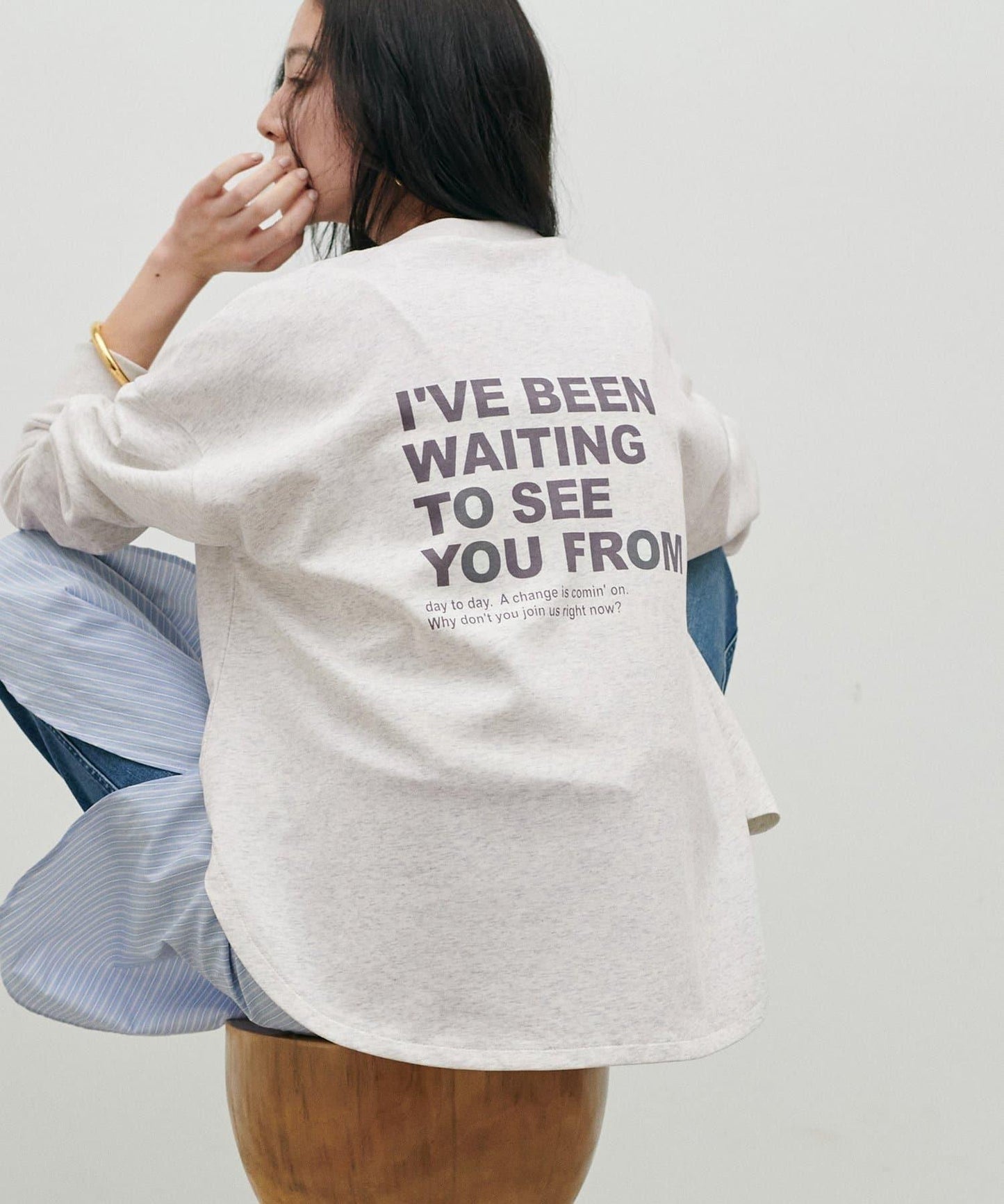 LARUTA 大LOGO設計 衛衣觸感 氣墊面料 套頭上衣