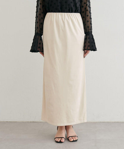 LARUTA 彈力麂皮半身裙