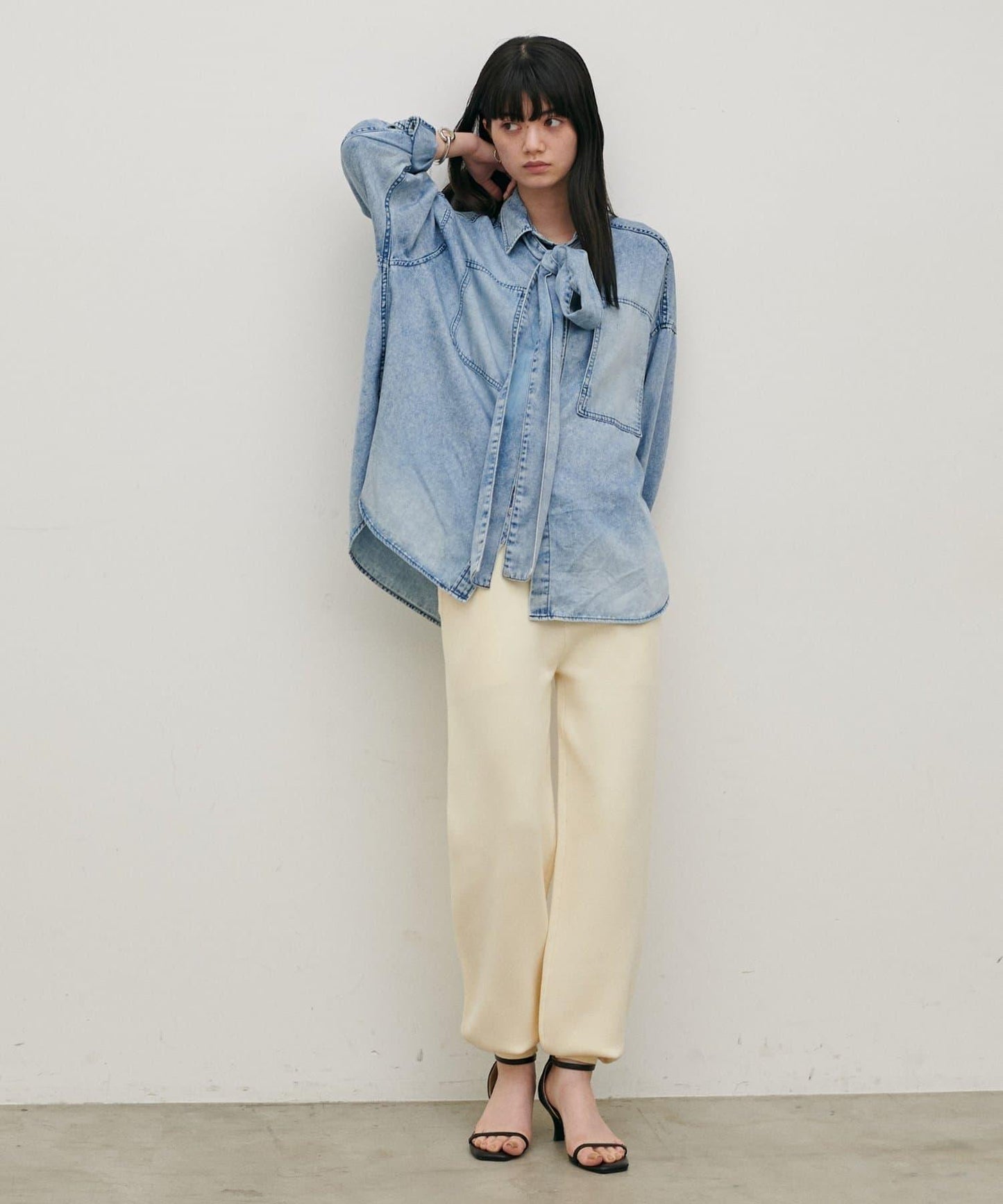 米蘭羅紋針織束腳褲